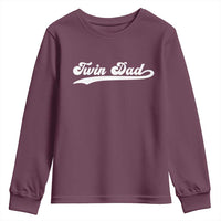 Twin Dad Youth Sweatshirt Vintage Retro Style Fathers Day Presents - Wonder Print Shop