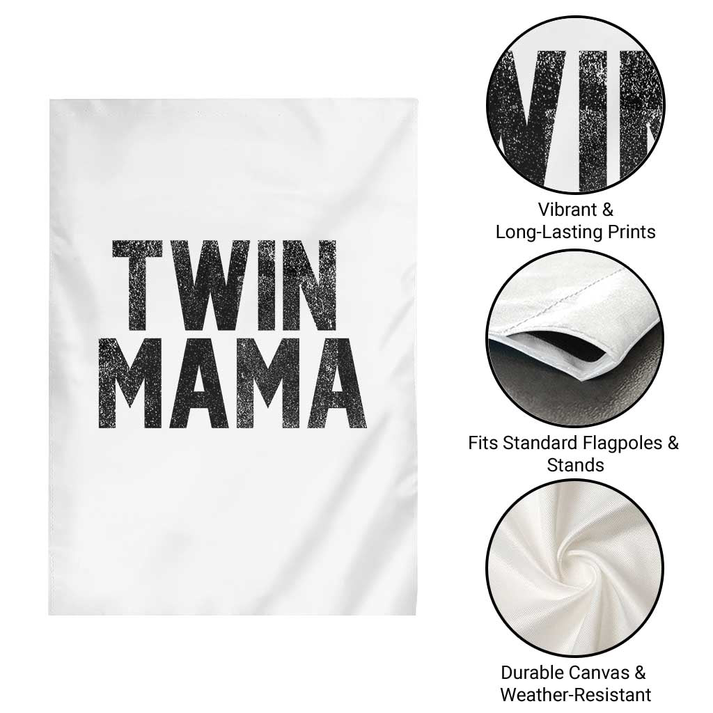 Twin Mama Garden Flag Pregnancy Announcement New Mom Mothers Day Gift