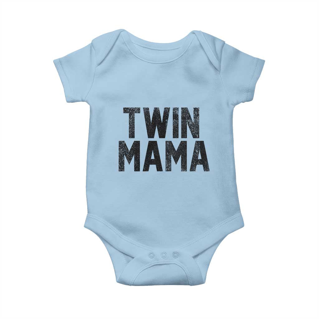 Twin Mama Baby Onesie Pregnancy Announcement New Mom Mothers Day Gift