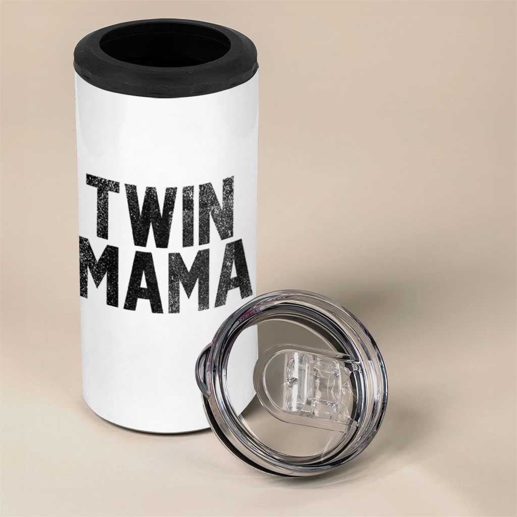 Twin Mama 4 in 1 Can Cooler Tumbler Pregnancy Announcement New Mom Mothers Day Gift