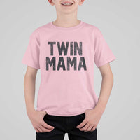 Twin Mama T Shirt For Kid Pregnancy Announcement New Mom Mothers Day Gift