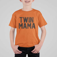 Twin Mama T Shirt For Kid Pregnancy Announcement New Mom Mothers Day Gift