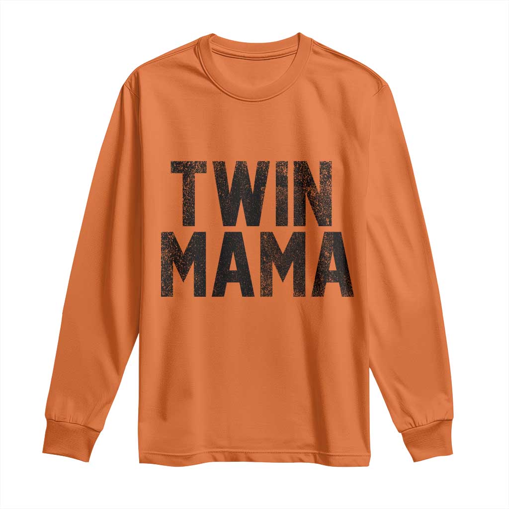 Twin Mama Long Sleeve Shirt Pregnancy Announcement New Mom Mothers Day Gift