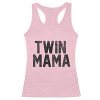 Twin Mama Racerback Tank Top Pregnancy Announcement New Mom Mothers Day Gift
