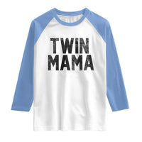 Twin Mama Raglan Shirt Pregnancy Announcement New Mom Mothers Day Gift