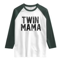 Twin Mama Raglan Shirt Pregnancy Announcement New Mom Mothers Day Gift