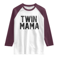 Twin Mama Raglan Shirt Pregnancy Announcement New Mom Mothers Day Gift