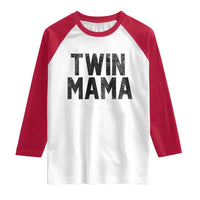 Twin Mama Raglan Shirt Pregnancy Announcement New Mom Mothers Day Gift