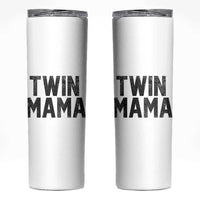 Twin Mama Skinny Tumbler Pregnancy Announcement New Mom Mothers Day Gift
