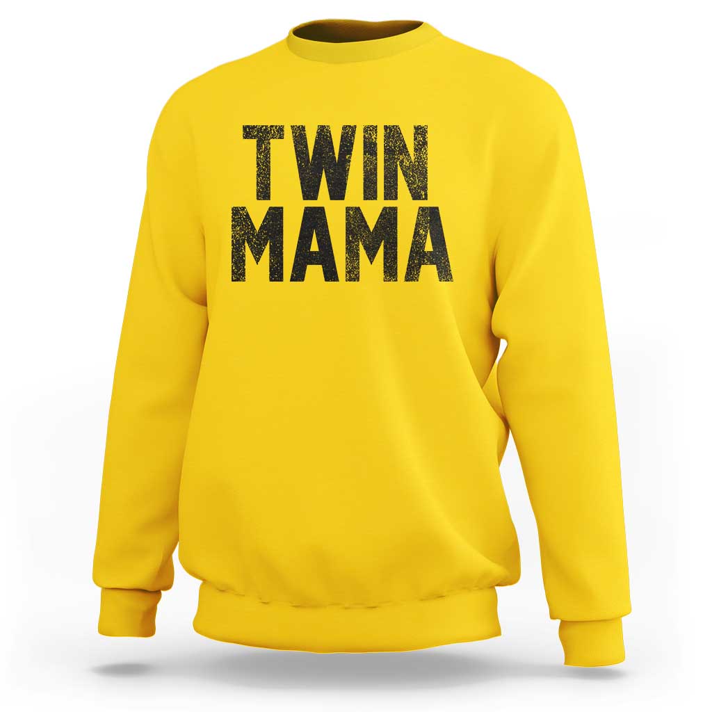 Twin Mama Sweatshirt Pregnancy Announcement New Mom Mothers Day Gift