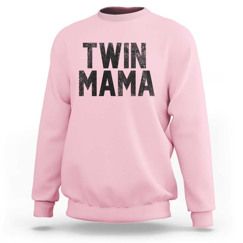 Twin Mama Sweatshirt Pregnancy Announcement New Mom Mothers Day Gift