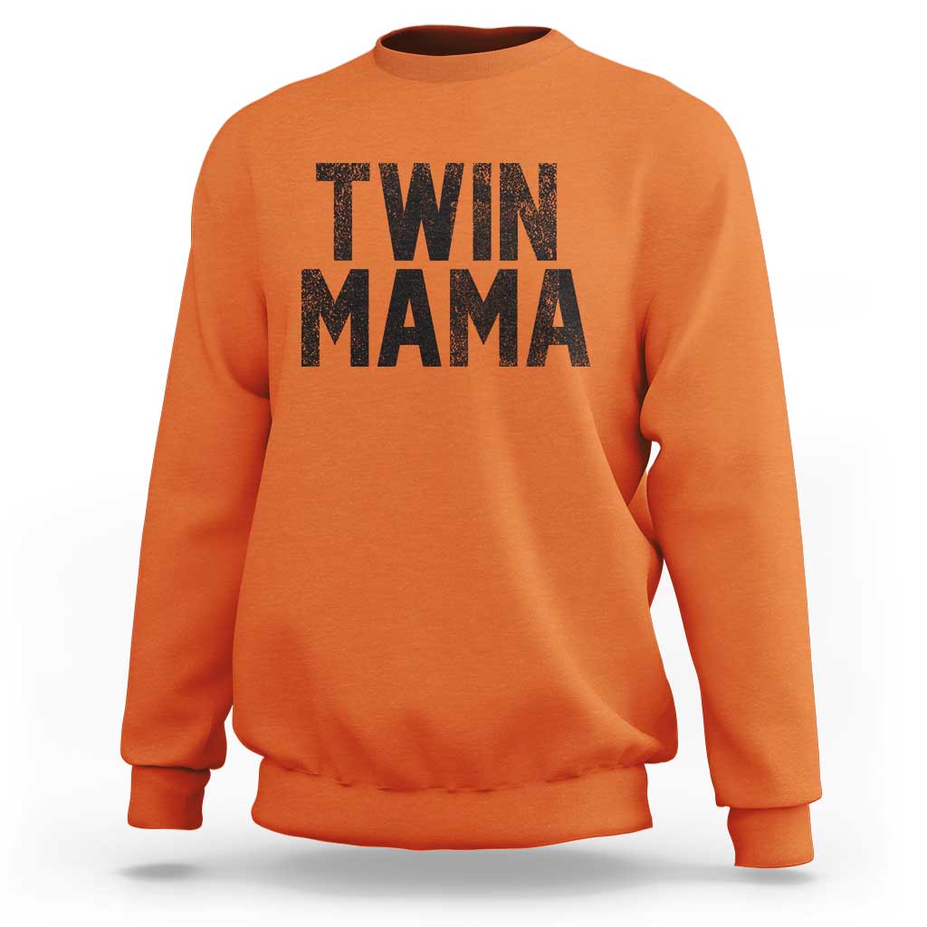 Twin Mama Sweatshirt Pregnancy Announcement New Mom Mothers Day Gift