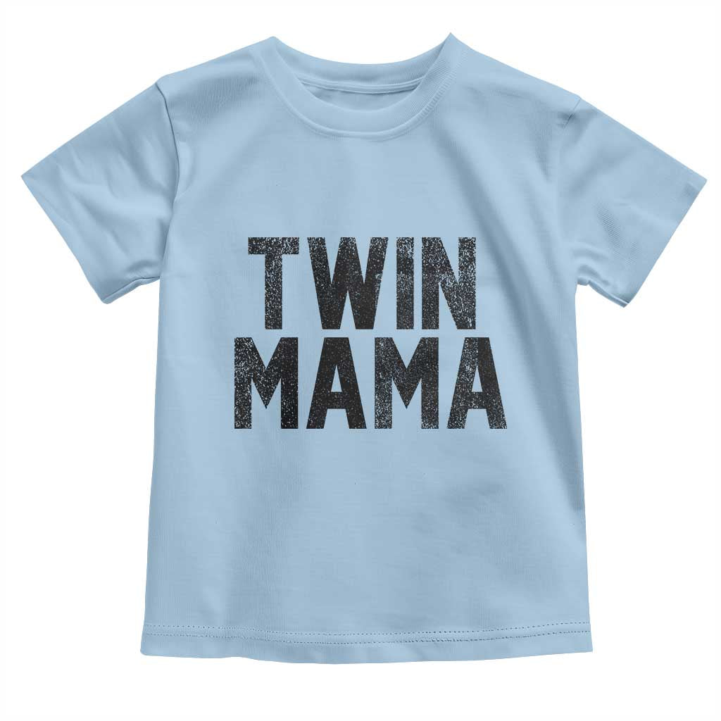 Twin Mama Toddler T Shirt Pregnancy Announcement New Mom Mothers Day Gift
