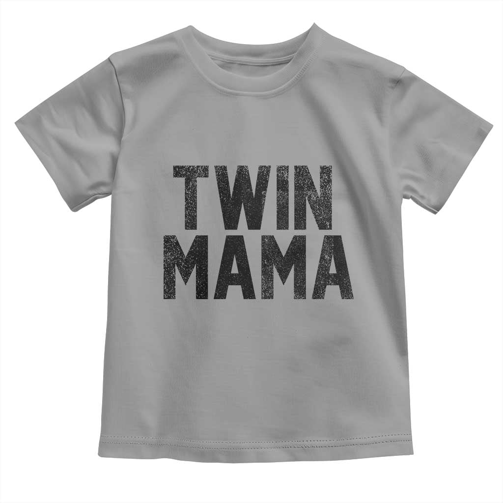 Twin Mama Toddler T Shirt Pregnancy Announcement New Mom Mothers Day Gift