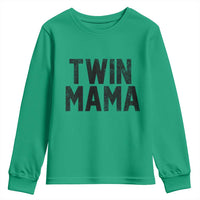 Twin Mama Youth Sweatshirt Pregnancy Announcement New Mom Mothers Day Gift