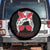 Georgia Lovers Spare Tire Cover Bulldogs Game Day Messy Bun - Wonder Print Shop
