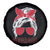 Georgia Lovers Spare Tire Cover Bulldogs Game Day Messy Bun - Wonder Print Shop