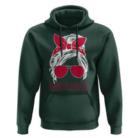 Georgia Lovers Hoodie Bulldogs Game Day Messy Bun - Wonder Print Shop