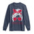 Georgia Lovers Long Sleeve Shirt Bulldogs Game Day Messy Bun - Wonder Print Shop