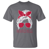 Georgia Lovers T Shirt Bulldogs Game Day Messy Bun - Wonder Print Shop