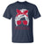 Georgia Lovers T Shirt Bulldogs Game Day Messy Bun - Wonder Print Shop