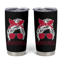 Georgia Lovers Tumbler Cup Bulldogs Game Day Messy Bun - Wonder Print Shop