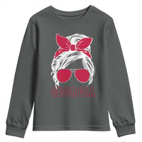 Georgia Lovers Youth Sweatshirt Bulldogs Game Day Messy Bun - Wonder Print Shop