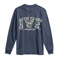 IVF Mama Long Sleeve Shirt Floral Mom Mothers Day - Wonder Print Shop