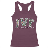 IVF Mama Racerback Tank Top Floral Mom Mothers Day - Wonder Print Shop