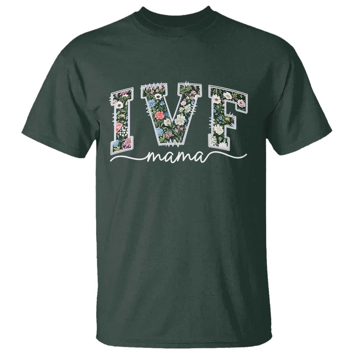 IVF Mama T Shirt Floral Mom Mothers Day - Wonder Print Shop