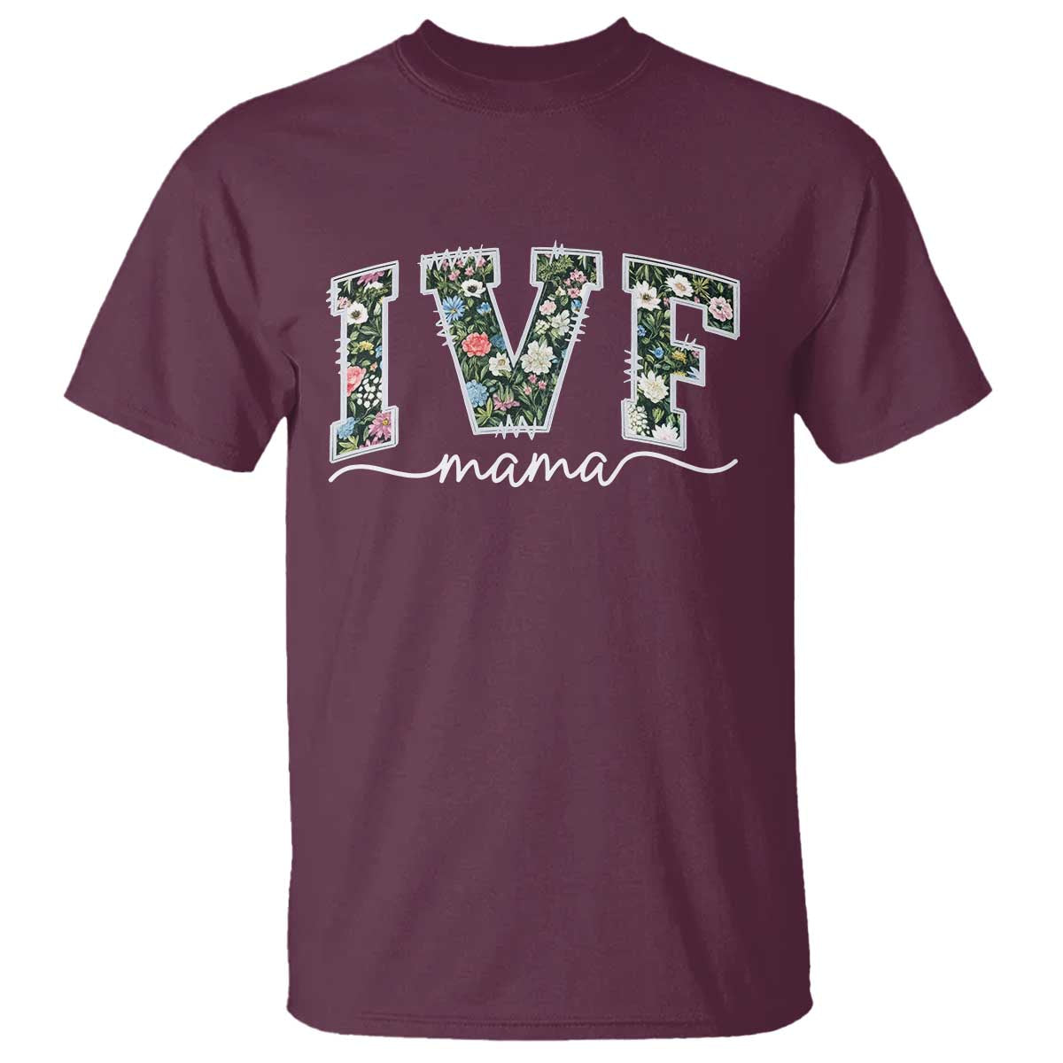 IVF Mama T Shirt Floral Mom Mothers Day - Wonder Print Shop