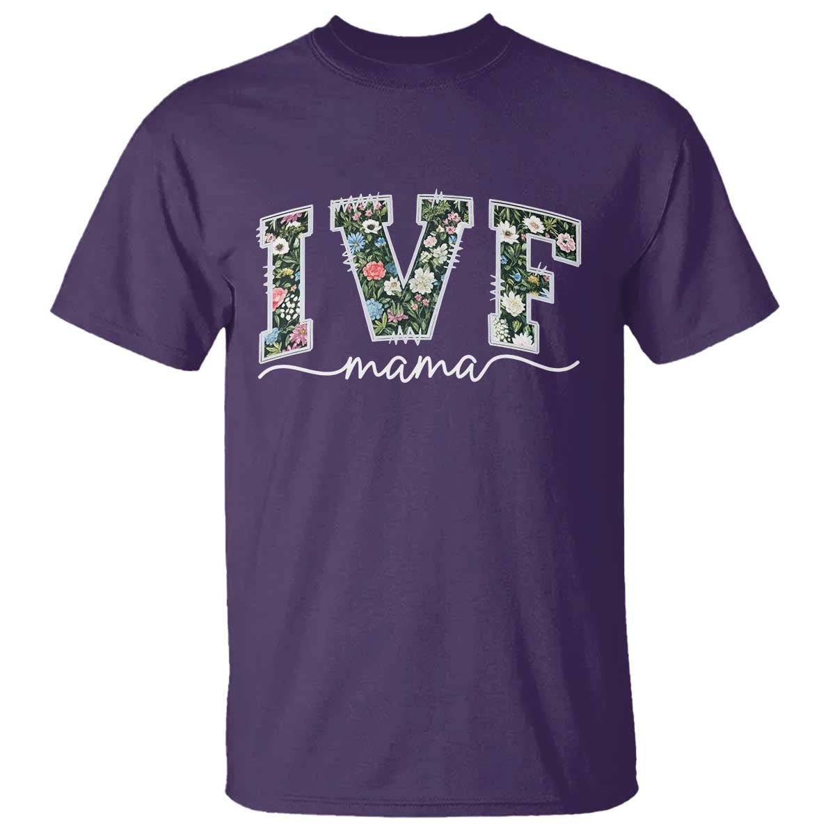 IVF Mama T Shirt Floral Mom Mothers Day - Wonder Print Shop