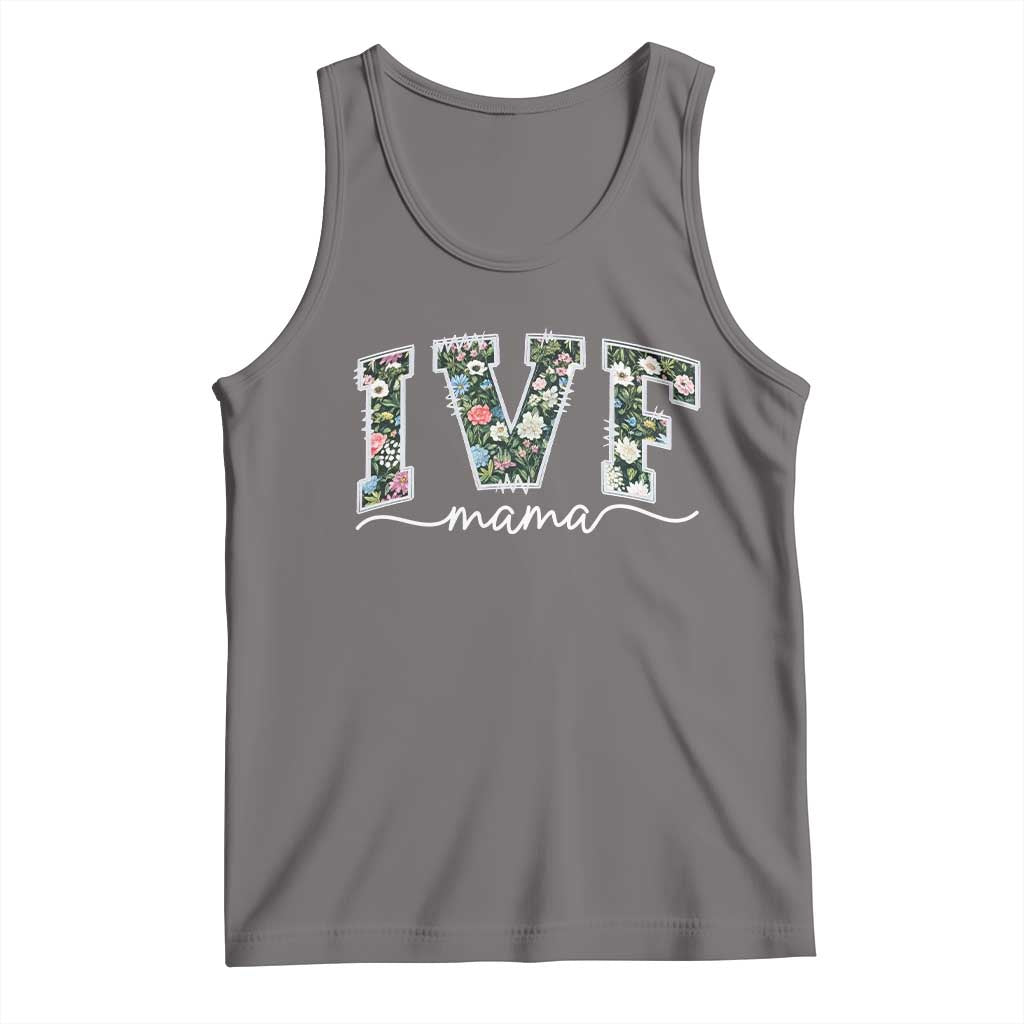 IVF Mama Tank Top Floral Mom Mothers Day - Wonder Print Shop