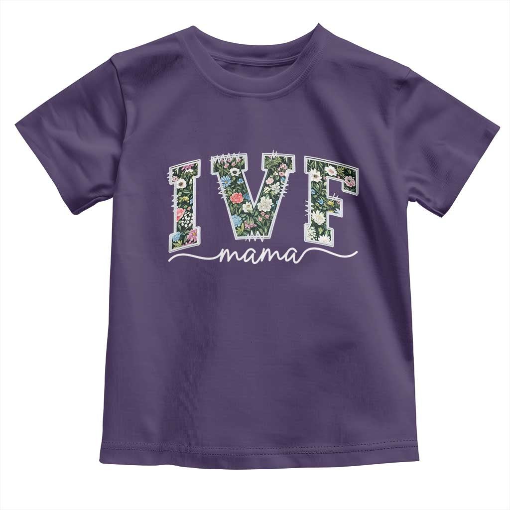 IVF Mama Toddler T Shirt Floral Mom Mothers Day - Wonder Print Shop