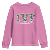 IVF Mama Youth Sweatshirt Floral Mom Mothers Day - Wonder Print Shop