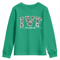 IVF Mama Youth Sweatshirt Floral Mom Mothers Day - Wonder Print Shop