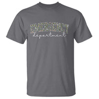 Floral Emergency Department T Shirt ER Nurse Gift - Wonder Print Shop