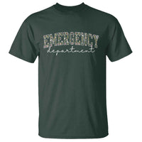 Floral Emergency Department T Shirt ER Nurse Gift - Wonder Print Shop