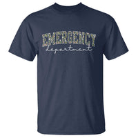 Floral Emergency Department T Shirt ER Nurse Gift - Wonder Print Shop