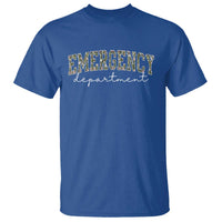 Floral Emergency Department T Shirt ER Nurse Gift - Wonder Print Shop