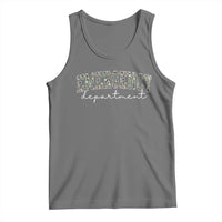 Floral Emergency Department Tank Top ER Nurse Gift - Wonder Print Shop