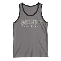 Floral Emergency Department Tank Top ER Nurse Gift - Wonder Print Shop