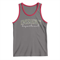 Floral Emergency Department Tank Top ER Nurse Gift - Wonder Print Shop