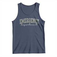 Floral Emergency Department Tank Top ER Nurse Gift - Wonder Print Shop