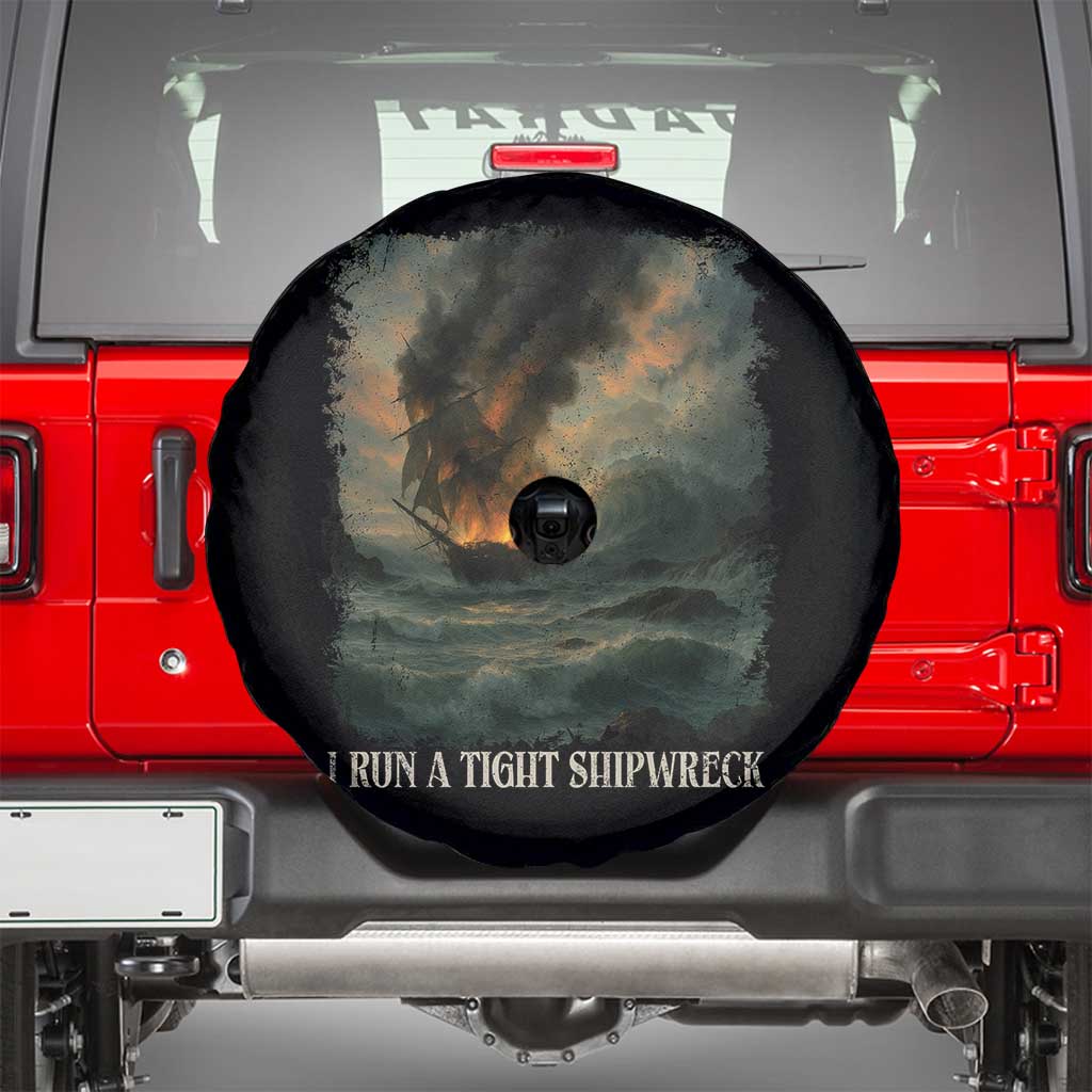 I Run a Tight Shipwreck Spare Tire Cover Homeschool Mama Cool Mom - Wonder Print Shop