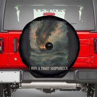 I Run a Tight Shipwreck Spare Tire Cover Homeschool Mama Cool Mom - Wonder Print Shop