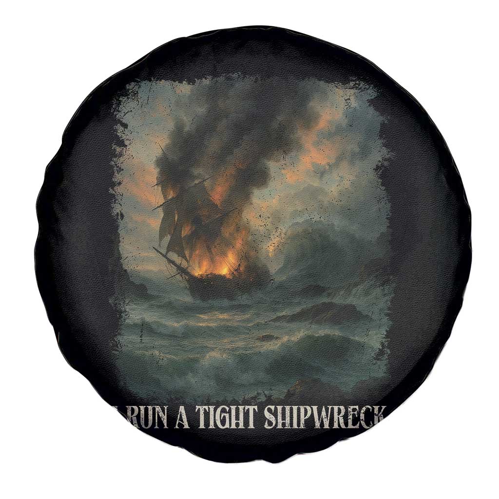 I Run a Tight Shipwreck Spare Tire Cover Homeschool Mama Cool Mom - Wonder Print Shop