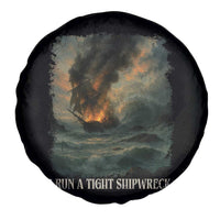 I Run a Tight Shipwreck Spare Tire Cover Homeschool Mama Cool Mom - Wonder Print Shop