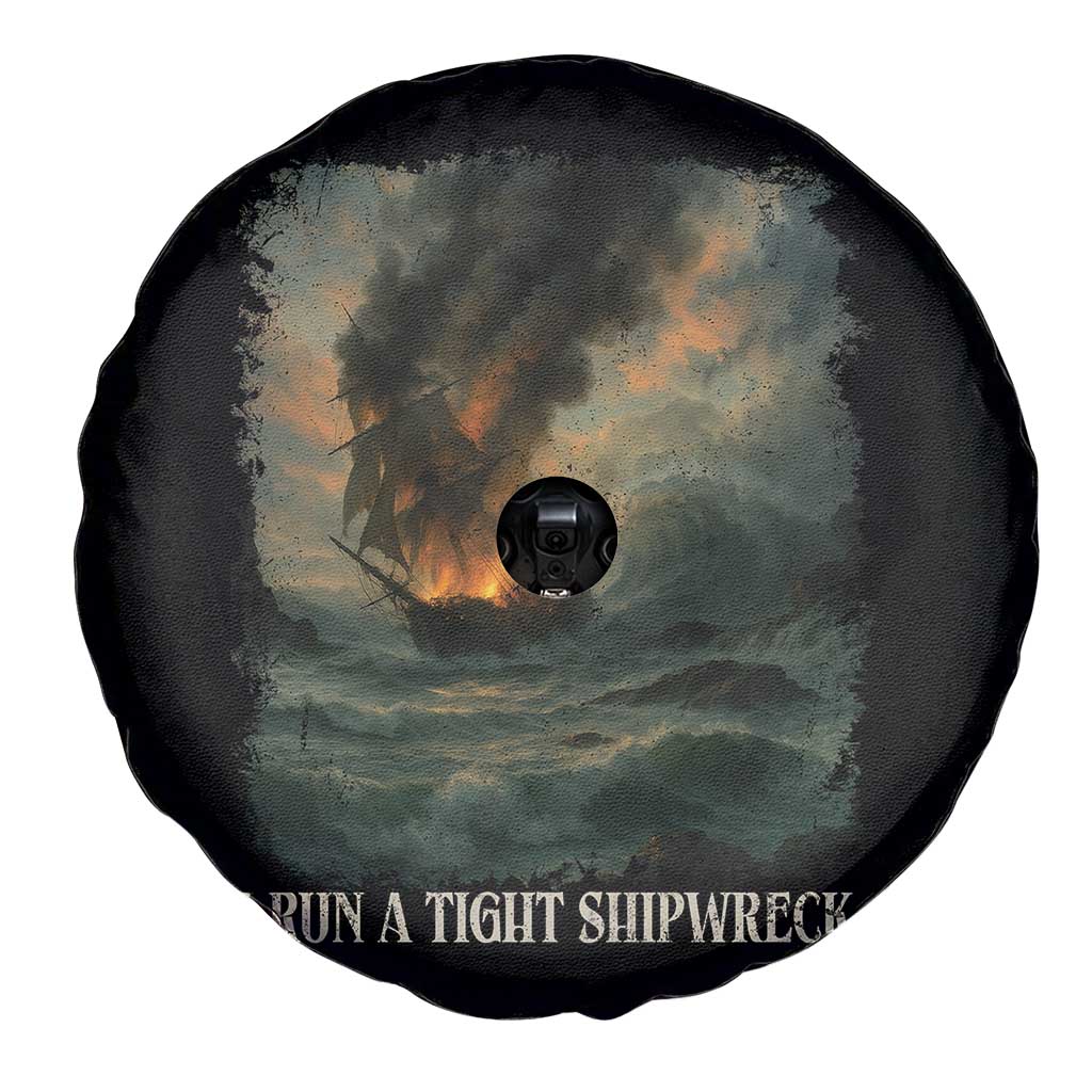 I Run a Tight Shipwreck Spare Tire Cover Homeschool Mama Cool Mom - Wonder Print Shop