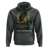 I Run a Tight Shipwreck Hoodie Homeschool Mama Cool Mom - Wonder Print Shop